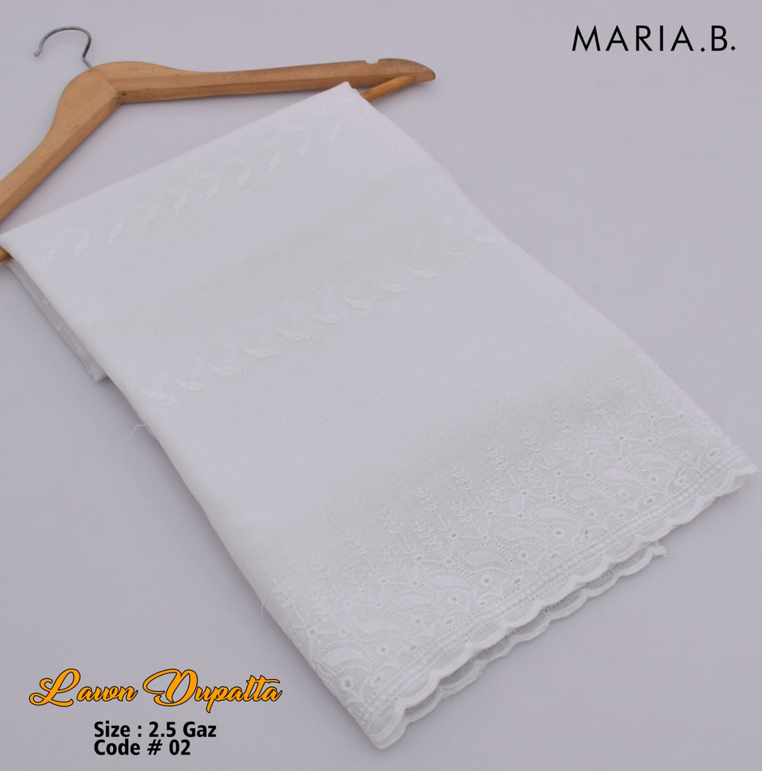 Pure lawn dupatta