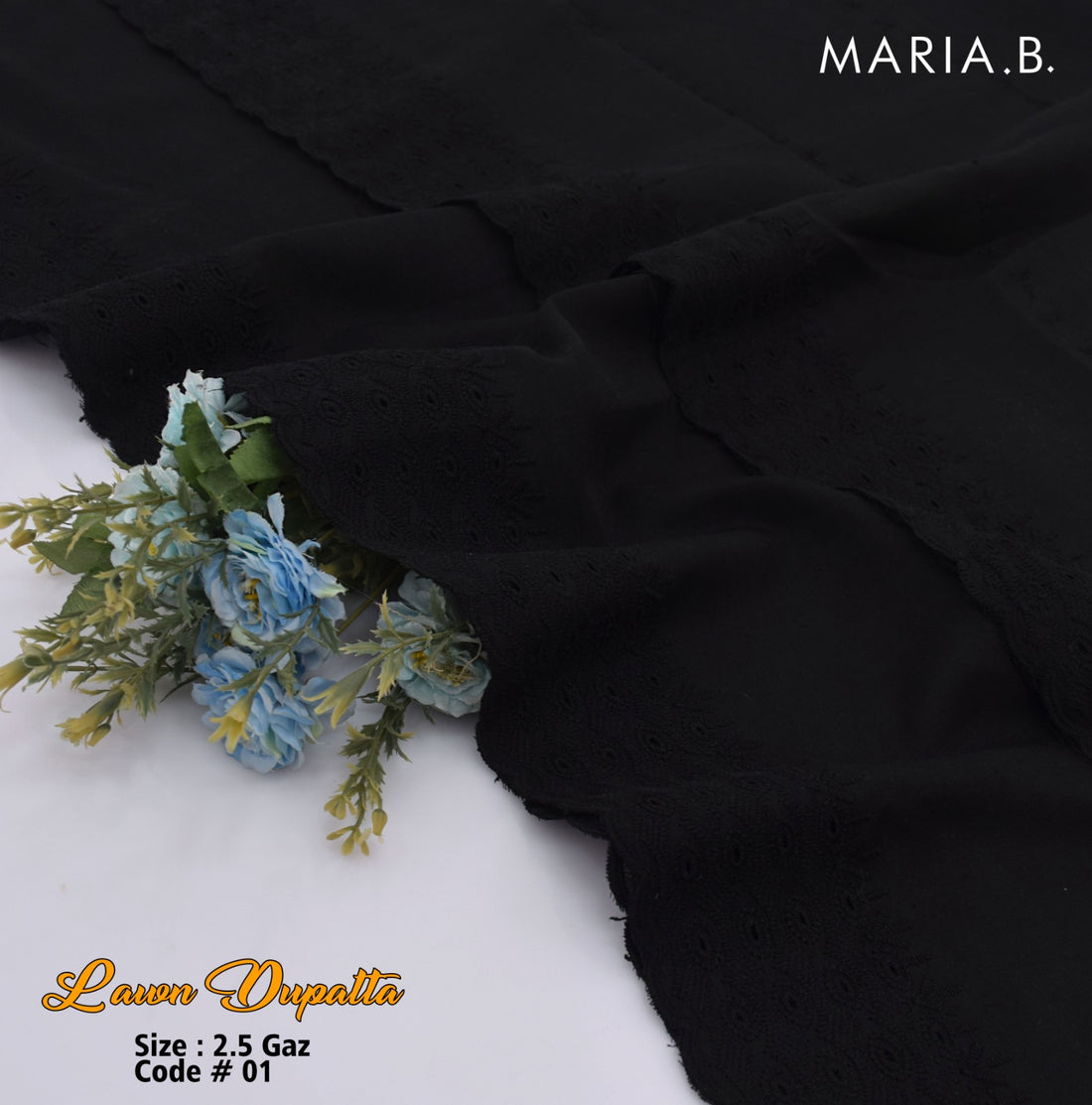 Pure lawn dupatta