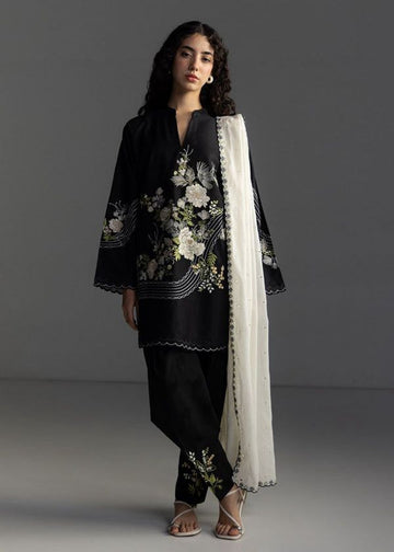 DIGITAL PRINT AIRJET LAWN 90/70 With 4 Side Lace CHIFFON DUPATTA*unstitched
